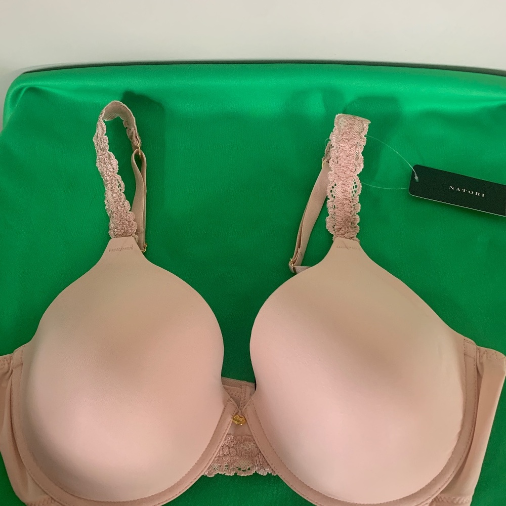Natori Lace Trim Bra Size 34DD